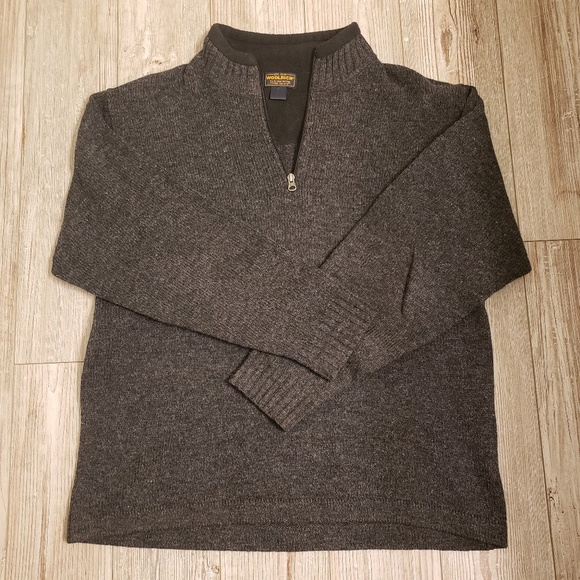Woolrich Other - Mens Charcoal Woolrich Half Zip Sweater - Large